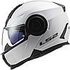 МОТОШОЛОМ МОДУЛЯР LS2 FF902 SCOPE SOLID КОЛІР WHITE, фото 3