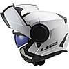 МОТОШОЛОМ МОДУЛЯР LS2 FF902 SCOPE SOLID КОЛІР WHITE, фото 4