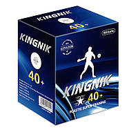 Мяч для настольного тенниса Kingnik 1Star ABS 40+ (100 шт\уп)