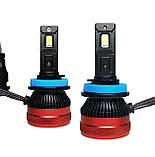 H11 led лампи KELVIN 45W 8000Lm 6000K з обманкою Гарантія, фото 4