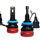 H11 led лампи KELVIN 45W 8000Lm 6000K з обманкою Гарантія, фото 3
