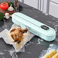 Вакуумный упаковщик для продуктов Vacuum Sealer, Зеленый / Кухонный вакууматор