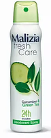 Дезодорант антиперспирант-спрей Fresh Care Cucumber Green tea Malizia, 150 мл