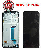 Дисплейний модуль (екран) для Xiaomi Redmi Note 12 4G Чорний у рамці SERVICE PACK 100% ORG