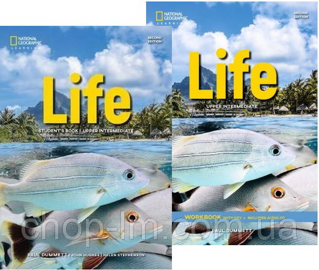 Комплект Life (2nd edition) B2/Upper-Intermediate Student's Book + Workbook with Key / Підручник + зошит