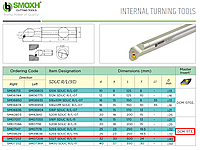 S32T SDUCL 11 резец расточной SMOXH для пластин DCMT11T3 (левый)