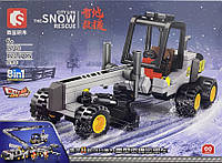 Конструктор Sembo Block - City Life - Сніговий порятунок, машина для прибирання снігу. Вік 6+. Лего, Lego
