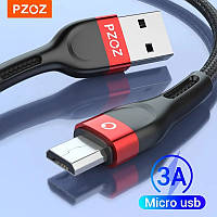 кабель для зарядки Pzoz micro-usb 1м