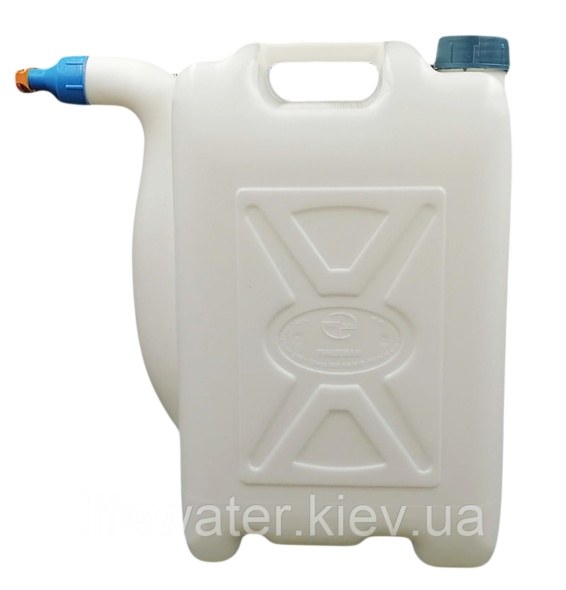 Каністра з носиком 20 л, пластикова, фото 1