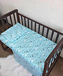 Змінна постільна білизна в дитяче ліжечко, 3 предмети, фото 4