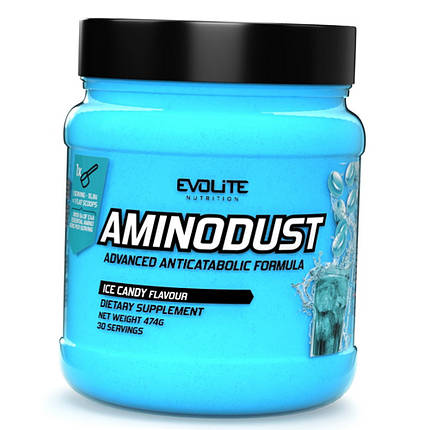 Комплекс амінокислот Evolite Amino Dust 474г чорна смородина, фото 3