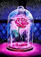 Алмазна вишивка Троянда з казки Красуня і Чудовисько 30х40 см