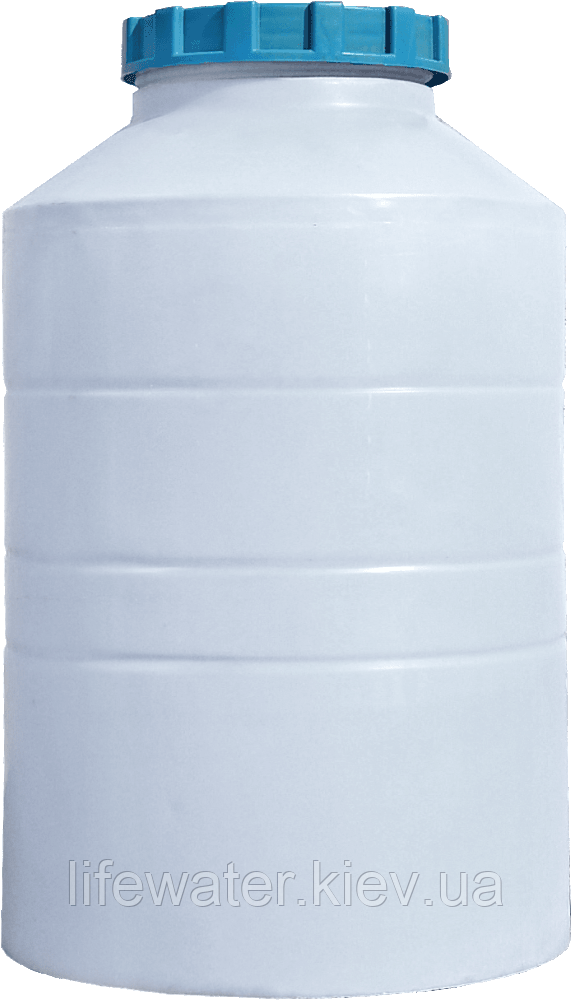 Ємність 300 л вертикальна ВО ПБ біла, фото 1