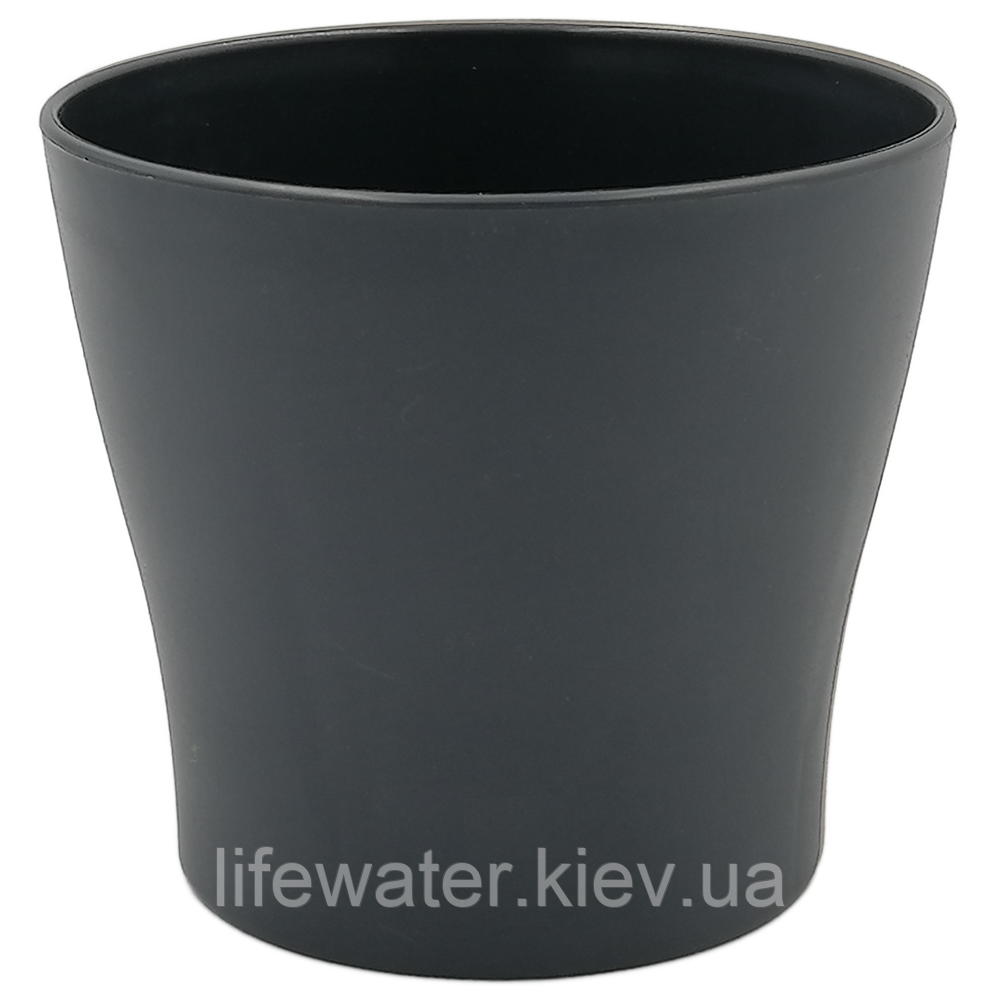 Горщик для квітів Gardenya 4,3 л антрацит, фото 1