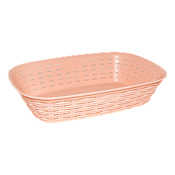 Хлібний кошик під ротанг помаранчевий