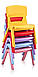 Стілець дитячий Irak Plastik Jumbo №1 рожевий, фото 2