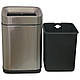 Відро для сміття JAH 8 л срібний металік без кришки з внутрішнім відром, фото 3
