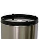 Відро для сміття JAH 10 л кругле срібний металік без кришки з внутрішнім відром, фото 5