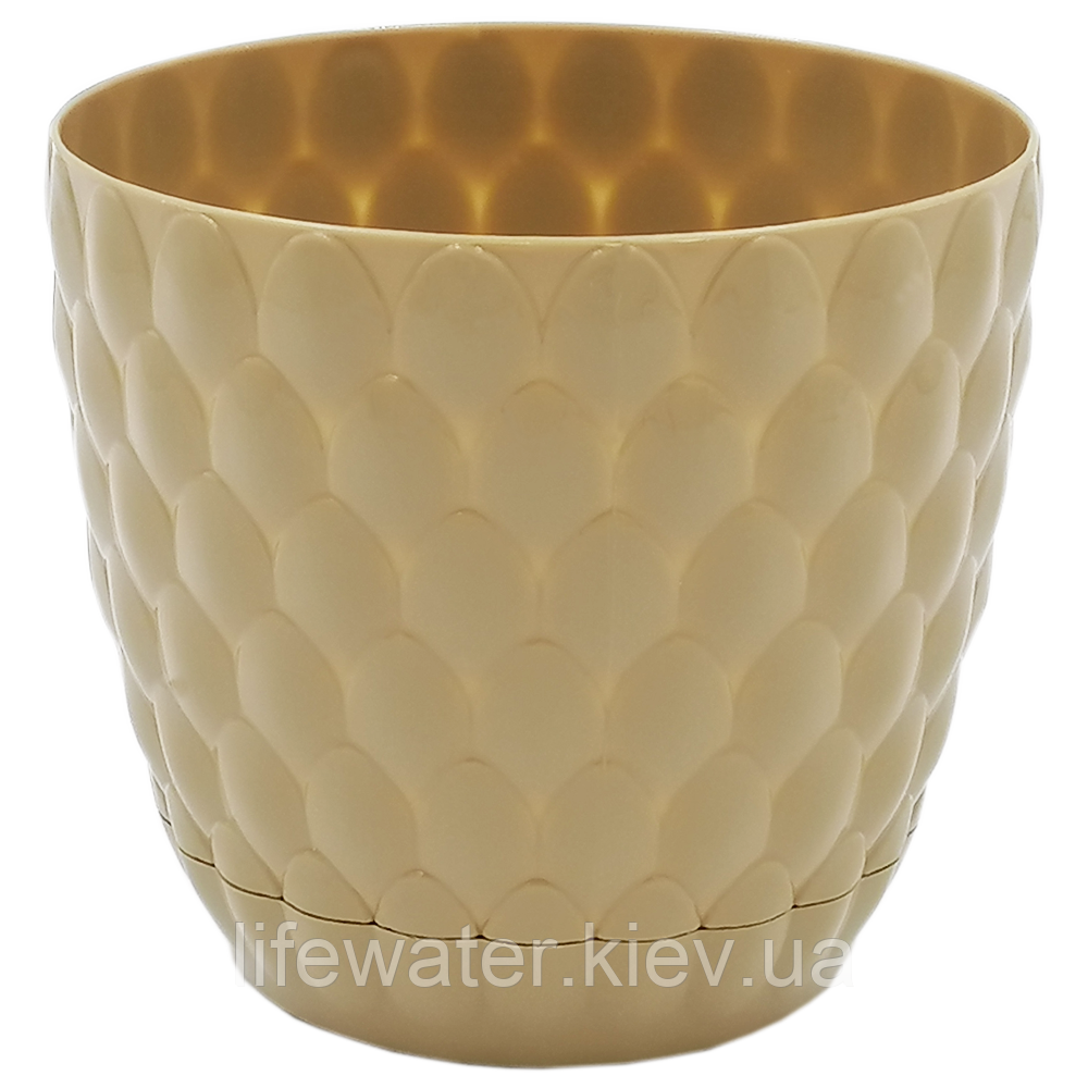 Горщик для квітів Pinecone 5,6 л бежевий, фото 1