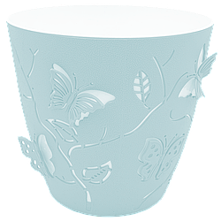 Горшок для цветов 3D 1,4 л светло-голубой