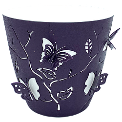 Горщик для квітів 3D 1,4 л темно-фіолетовий