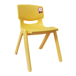 Стілець дитячий Irak Plastik Jumbo №2 жовтий