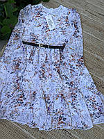 Платье шифоновое на подкладке, Артикул: DAK6115,134-158 рр. [есть:140,158]