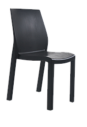 Стілець Papatya Yummy чорний