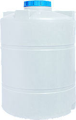 Ємність 2000 л вертикальна ПБ біла