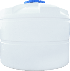 Ємність 7500 л вертикальна (Ш) ПБ біла