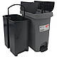 Відро з педаллю Planet Pelican 60 л сіро-чорне, фото 7
