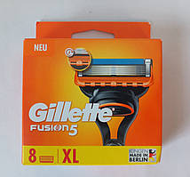 Кассеты мужские для бритья Gillette Fusion 5 - 8 шт. Новый диз. ( Жиллетт Фюжин 5 оригинал )