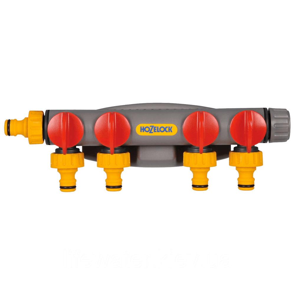 Роздільник потоків Hozelock 2150 чотирьохпотоковий, фото 1