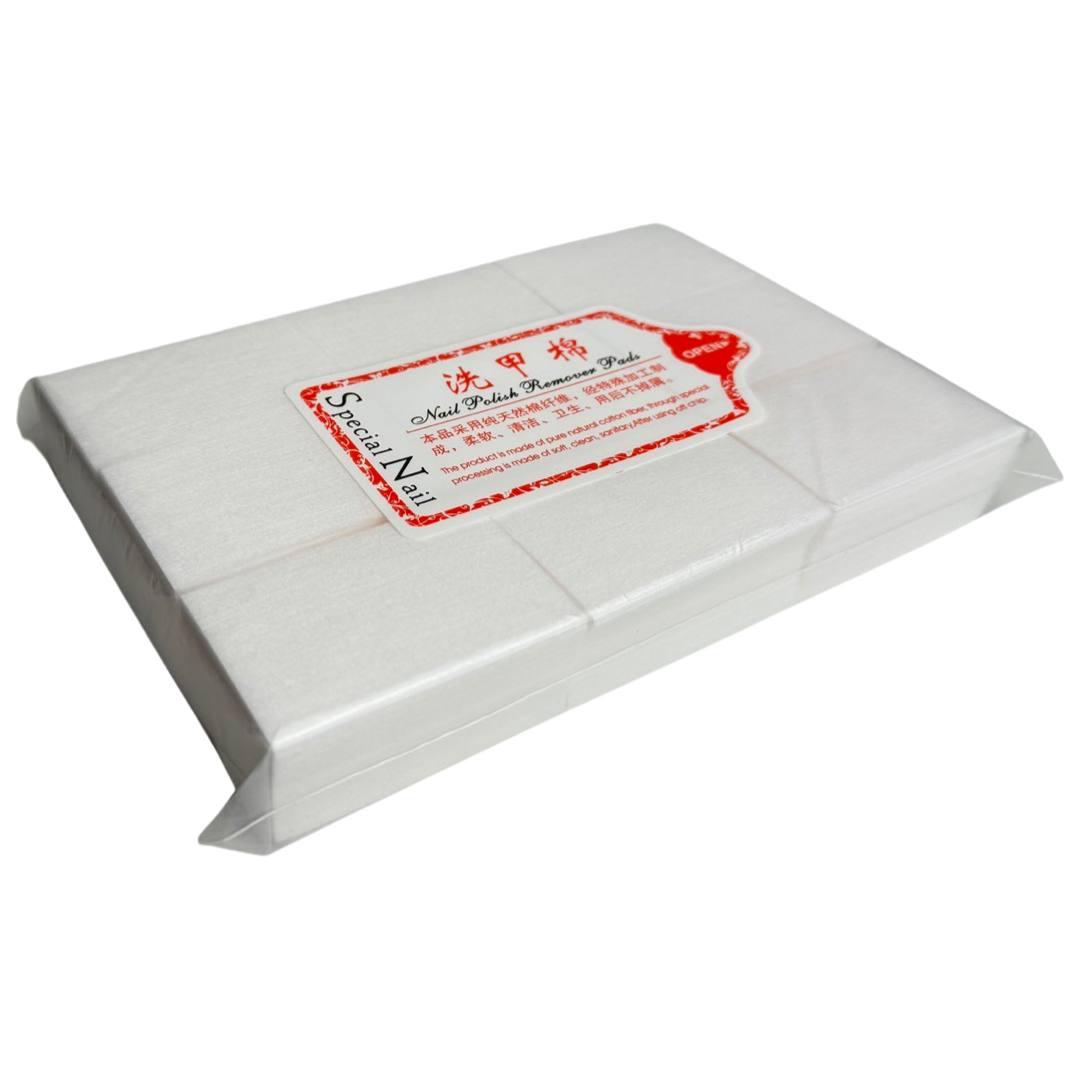 Салфетки безворсовые маникюрные для снятия липкого слоя в полиэтиленовой упаковке 3,9*5,9 см белые, 1000 шт - фото 1 - id-p2053069154