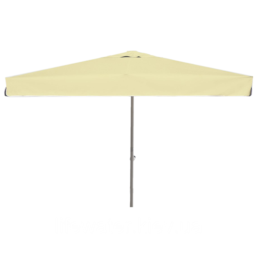 Парасоля Avocado квадратна 3 x 3 м бежева, рама коричнева, фото 1