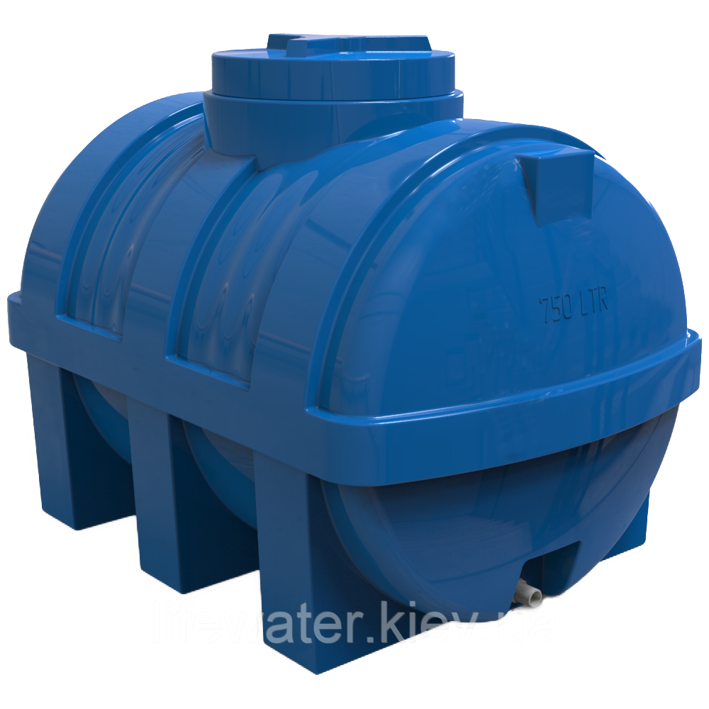 Ємність 750 л горизонтальна двошарова, фото 1