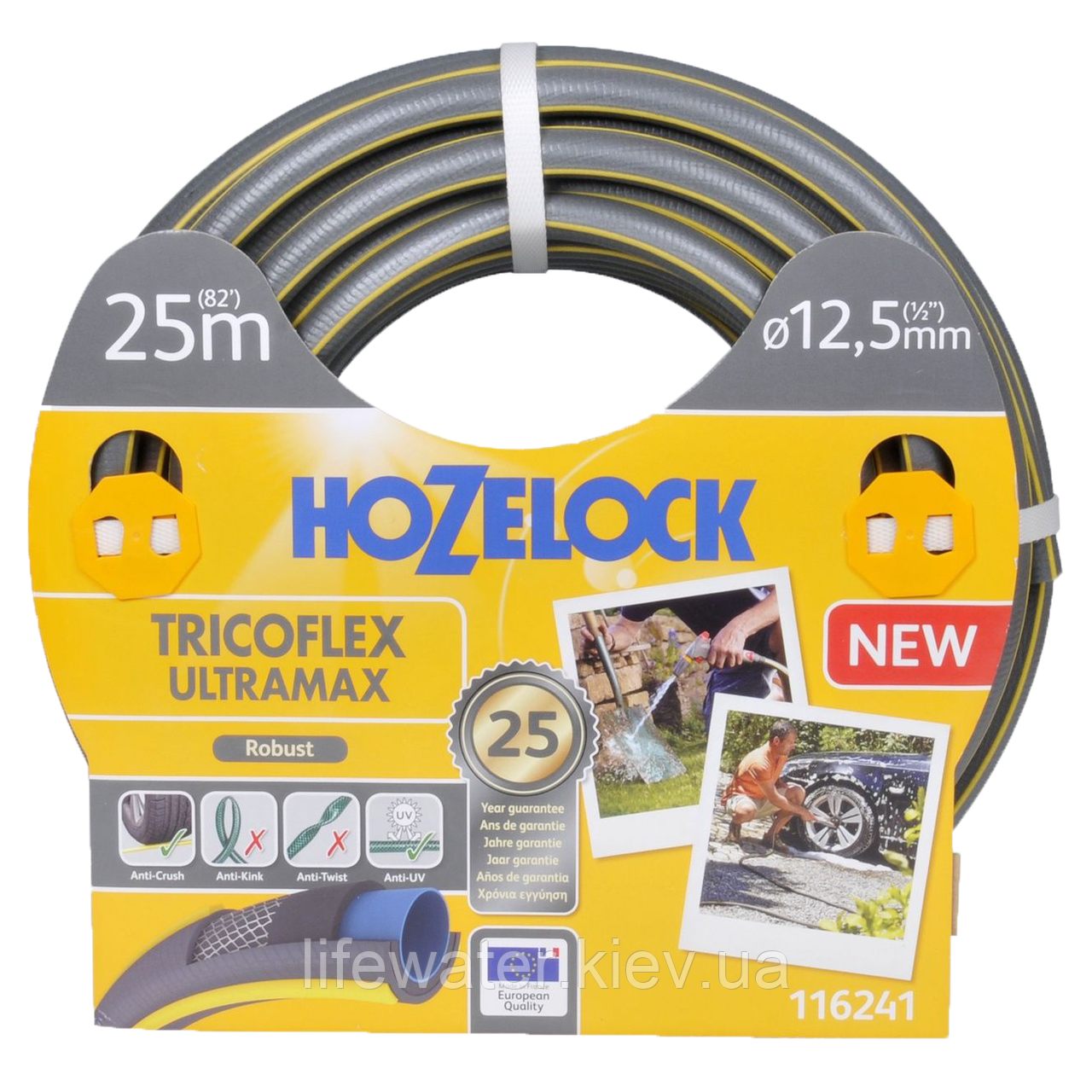 Шланг HoZelock TRICOFLEX ULTRAMAX 12,5 мм 25 м, фото 1