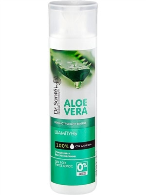 Шампунь, Aloe Vera реконструкція волосся, 250мл, Dr.Sante, Арт.48238