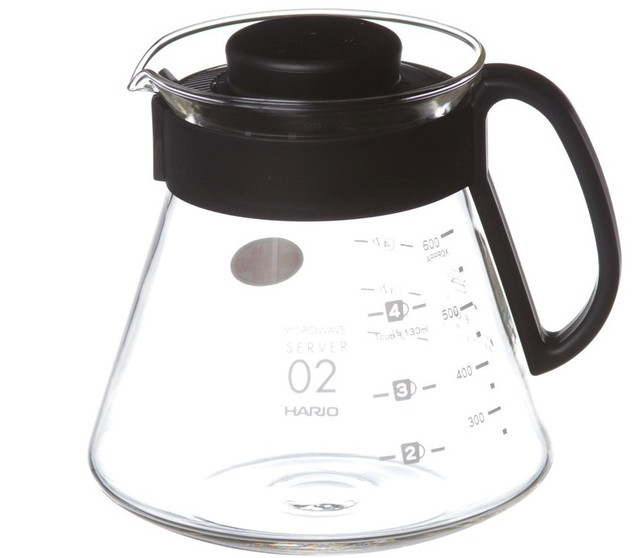 Кофейный заварник Hario V60 600 мл (Сервер Харио) 02.