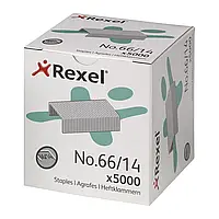 Скобы канцелярские Rexel №66/14, уп/5000 шт.