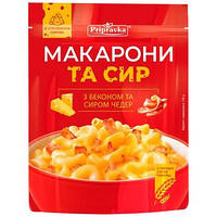 "МАКАРОНЫ И СЫР" С БЕКОНОМ И СЫРОМ ЧЕДЕР