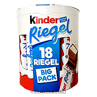 Шоколадный батончик Kinder Riegel 18 шт 378 г