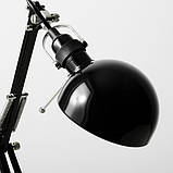 Настольная лампа IKEA FORSA рабочая черная 001.467.76, фото 3