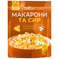 "МАКАРОНЫ И СЫР" С ГРИБАМИ И СЫРОМ ЧЕДЕР