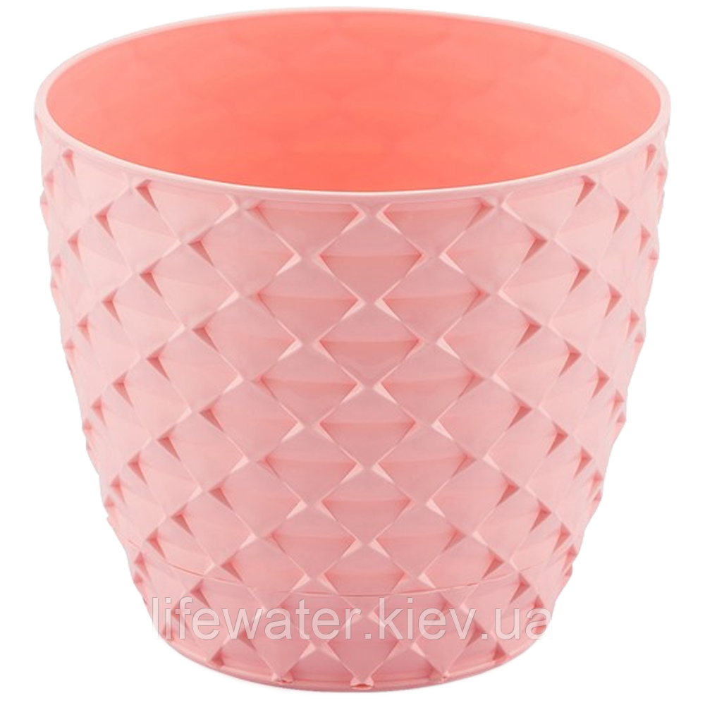 Горщик для квітів Kapadokya 0,5 л світло-рожевий, фото 1