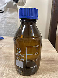 Бутель 500мл темне скло, гвинт. автоклав. кришка,ТС