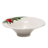 Тарелка для супа новогодняя из керамики "Рождественская гирлянда" Bordallo
