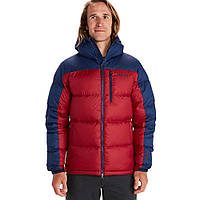 Пуховик Marmot Guides Down Hoody Jacket (размер Small, цвет Brick/Arctic Navy)