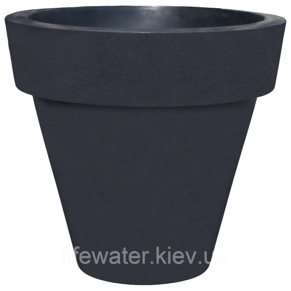 Горщик для квітів Premium Double 200 л антрацитовий, фото 1