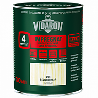 Импрегнат-грунт для древесины Vidaron V01 бесцветный 0.7 л